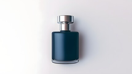 Naklejka premium A minimalistic perfume bottle sits centrally, conveying an aura of sophistication and elegance. The elegant design invites a sensory exploration of fragrance.