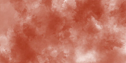Fototapeta premium Dreamy Smoke Cloud in Red and Mocha Tones on Black