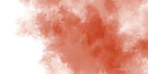 Abstract Cloud of Red Smoke with Gentle Swirling Motion

