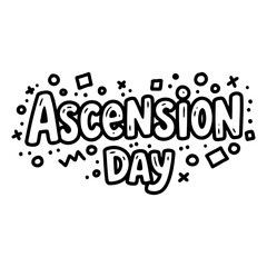 Fototapeta premium Ascension Day Graphic