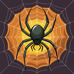 spider on web
