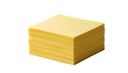 stack of yellow notes