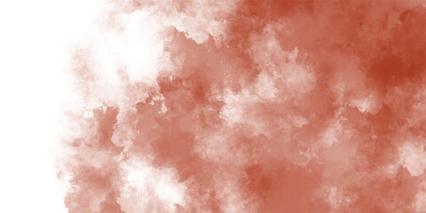 Dramatic Abstract Composition of Red and Beige Smoke in Motion

