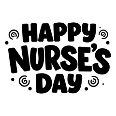 Fototapeta premium Happy Nurses Day Graphic