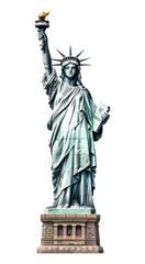 Obraz premium PNG Sculpture landmark statue representation.