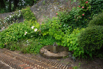 Jardin des Ifs, Gerberoy, 60, Oise, France