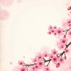 spring background with sakura