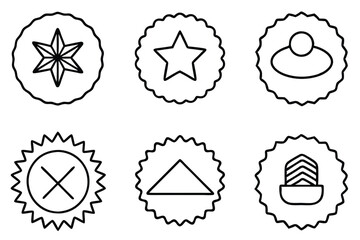 Collection of various stamp designs