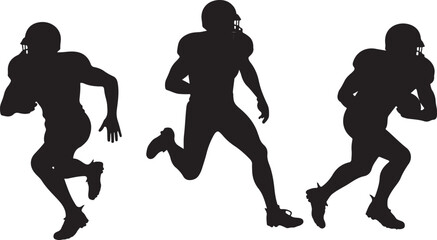 Patriotic American Football Player SVG | USA Flag Sports Silhouette