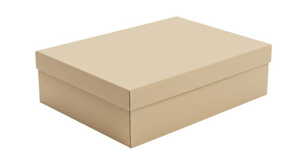 Isolated Beige Box