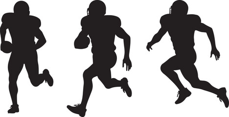 Patriotic American Football Player SVG | USA Flag Sports Silhouette