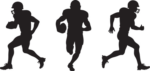 Patriotic American Football Player SVG | USA Flag Sports Silhouette