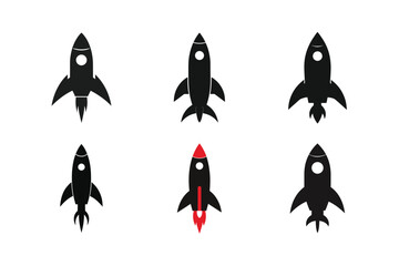 Startup icon simple black line style.