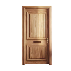 Elegant Wooden Door  Interior Entryway  Home Design  Luxury  Panel Door  Oak Wood  Classic