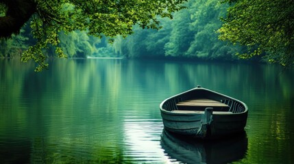 A Gentle Boat Ride Through a Quiet, Nature-Filled Landscape