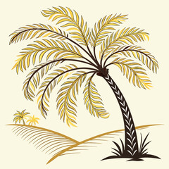 palm tree silhouette