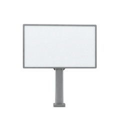 Wide-angle billboard photo shot from below, showcasing a massive outdoor ad with clear visibility. Ideal for advertising designs, road signs, or product promotions. High-quality PNG