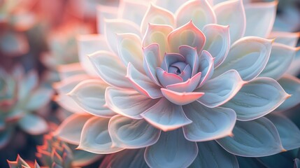 pastel delicate plant