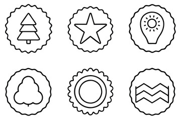 Stamp design assortment pack