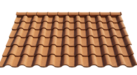 Isolated Terracotta Tiles