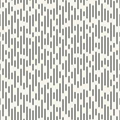 Vector seamless pattern. Stylish texture with black stitches. Modern background with dotted thin line. Random rounded lines.a