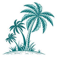 palm tree vector illustration