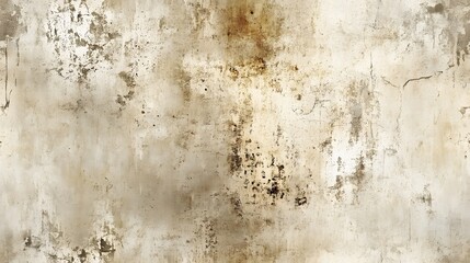 Fototapeta premium Aged beige textured wall surface with diverse imperfections.