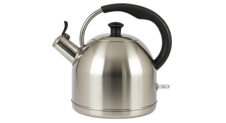 Isolated Stainless Steel Kettle