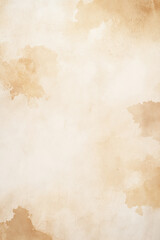 textured cream colored background with gritty, cinematic feel, featuring soft brown watercolor stains and vintage aesthetic. Ideal for artistic or design projects