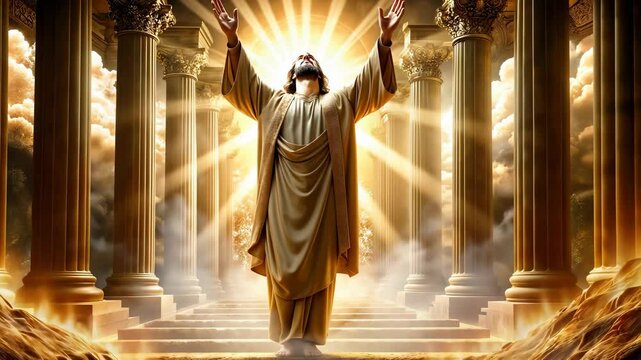 Jesus Christ in Heavenly Sanctuary as our Intercessor 4K