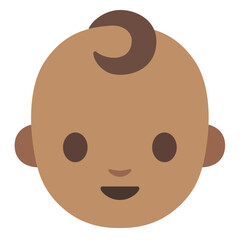 Baby Emoji (Dark Skin)
