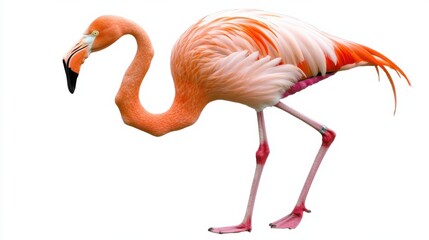 Obraz premium flamingo, zoo, captive, pink, pink bird, bird, birdwatching, beautiful bird, water bird, ocean, fauna, flamingos Caribbean