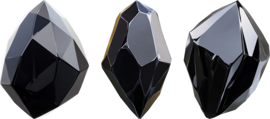 Set of Onyx 3D cartoon png on transparent background , cut out