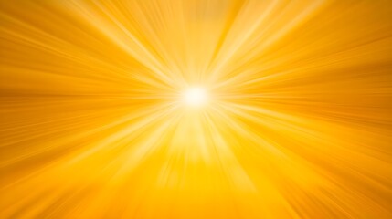 Bright Rays of Sunshine Extending Outward from a Central Source