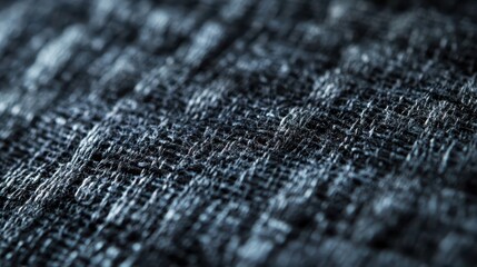 Close up view of a textured woven fabric pattern