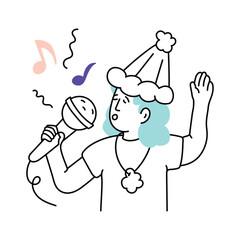 Music vector colored minimal illustration. EPS 10 file