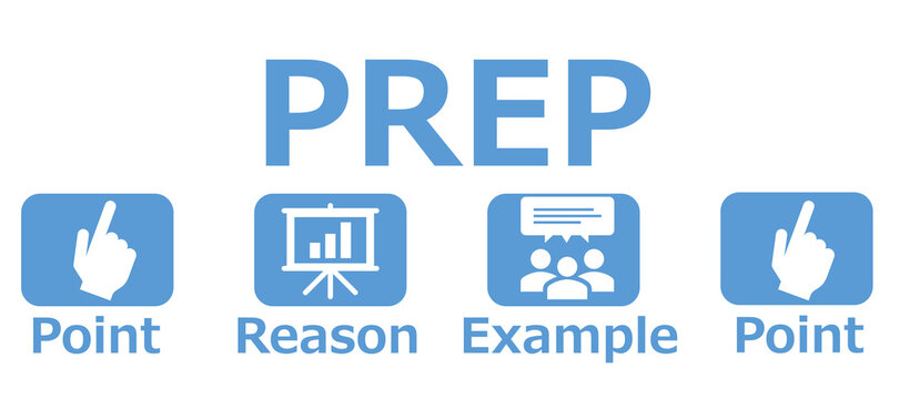 PREPのグラフィック素材イラスト