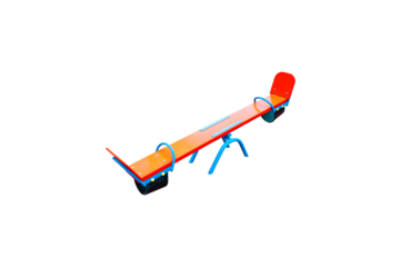 Children's swing in the park. Children's swing. Children's playground. Place of entertainment. Images in PNG format. Isolate without background. Images for mockups. Photo for a template.