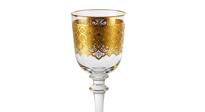Elegant Gold Glassware