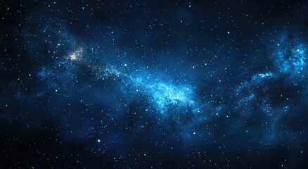 Obraz premium A vast expanse of the cosmos, filled with celestial bodies and nebulae.