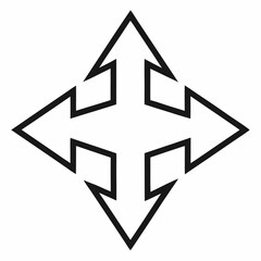 double sided arrow symbol