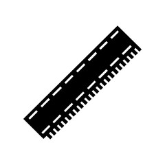 Fototapeta premium Memory Module (RAM) silhouette vector
