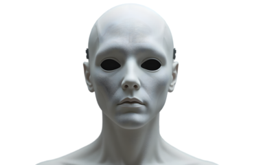 3D human head model isolated