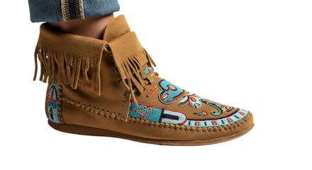 Native American Moccasin Boots