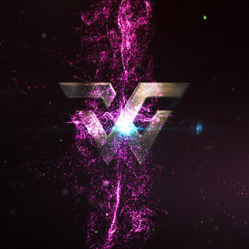 Particles Collision Square Logo Reveal 191
