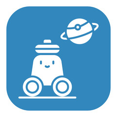 Space Robot Icon