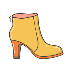 Obraz premium ankle boots icon, ankle boots vector illustration-simple illustration of ankle boots, perfect for ankle boots logos and icons