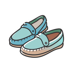 moccasins icon, moccasins vector illustration-simple illustration of moccasins, perfect for moccasins logos and icons