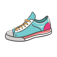 sneakers icon, sneakers vector illustration-simple illustration of sneakers, perfect for sneakers logos and icons