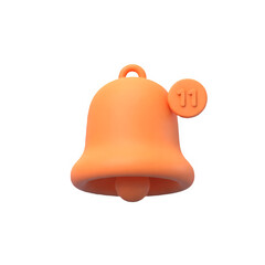 christmas bell isolated on white